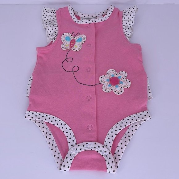 First Impression Pink Onesie Size: 3-6 Months - Picture 1 of 6